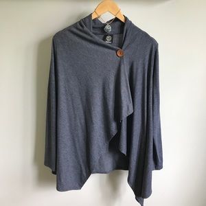 Comfy wrap cardigan by Bobeau